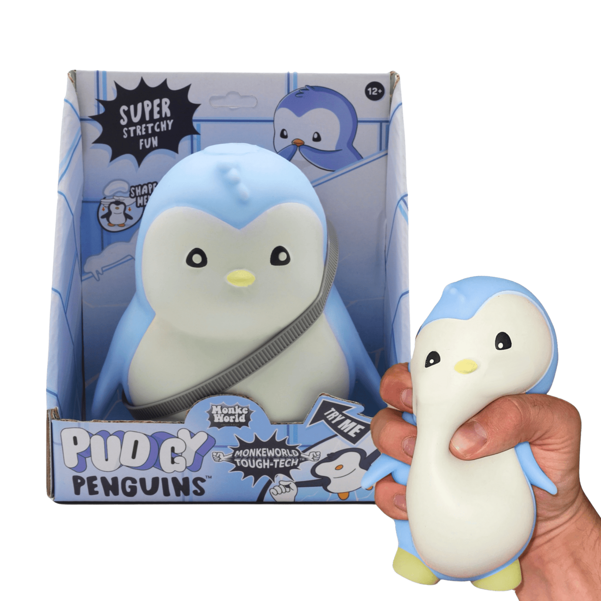PUDGY PENGUINS™ BLUE - MonkeWorld $29.99 – Yolk Toys